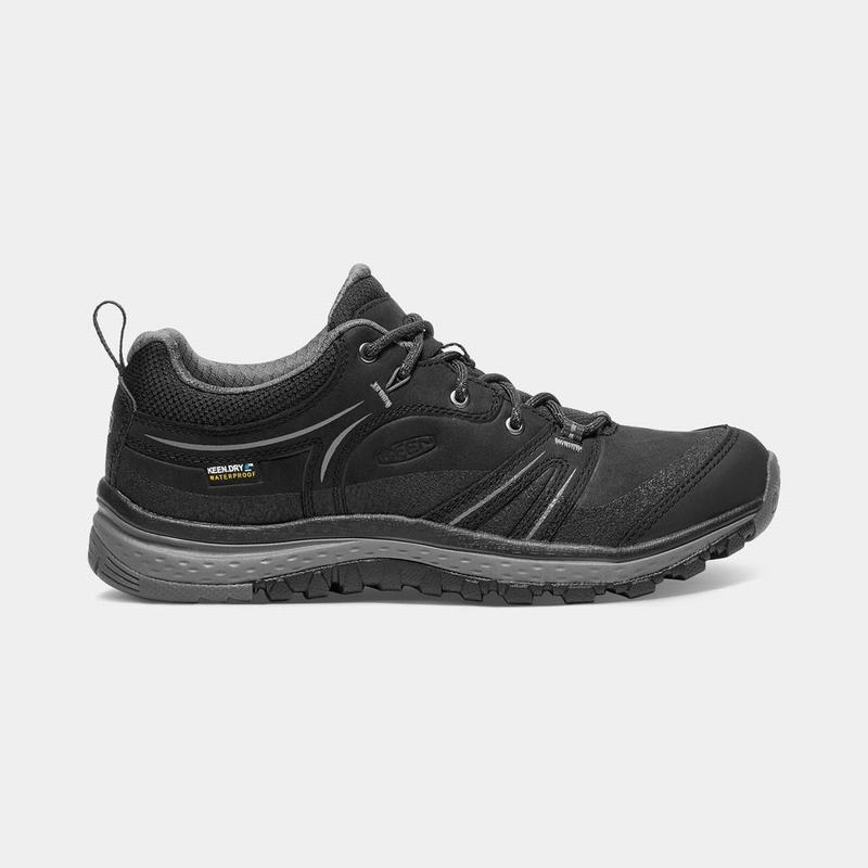 Keen Terradora Leather Waterproof Womens Hiking Shoes Black NZ Sale (7412-SMVAX)